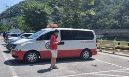 제천소방서 119시민수상구조대, 물놀이 사고 예상지역 드론 감시