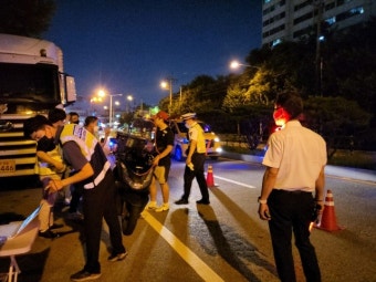 이륜차 불법행위 근절... 청주시·경찰 합동 단속 매주 한다