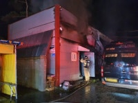 청주 관광버스 회사 휴게실에서 불나…인명피해 없어