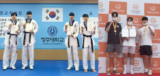 청주대 태권도·사격, 전국대회 정상 우뚝