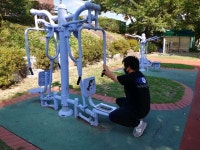 청주 사직1동, 야외운동기구 안전점검