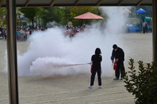 아산 연화초 합동 소방훈련 실시..