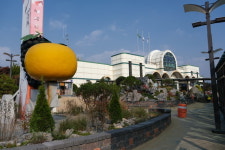 영동군, 영동역 광장 실외정원…이달말 준공