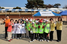 아산교육청 오목초에서 복합재난 대피훈련 실시
