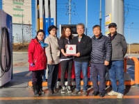 보은군 삼승면지역사회보장협의체, 보은산단주유소 착한가게 현판 전달