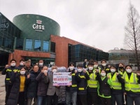 OB맥주 청주공장, 현도면에 맥주전달