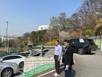 청주 상당구청장, 수암골 공영주차장 안전점검