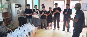 충주 다원봉사회, 목행용탄동 경로당에 도시락 100개 전달