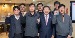 이재영 군수, SK 증평공장 찾아 현장 소통
