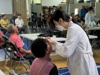 실로암안과병원, 석성면 주민 110명 무료 안과 검진