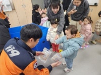 [사진기사]보령소방서, 소방관님 고맙습니다!  어린이집 원아들의 감사와 특별한 체험 진행