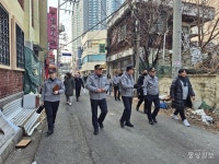 청주청원경찰서, 사직1동 재개발구역 내 지자체 합동점검