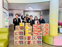 부여군산림조합,  삼신늘푸른동산에 생필품 전달