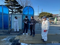 염창동 흥덕구청장, 축산차량 거점소독소 현장 긴급점검
