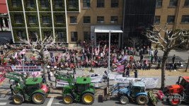 청주 재활용선별센터 건립을 반대하는 현도면 주민들
