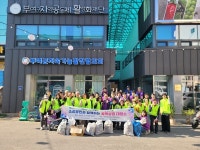 (재)부여군지역공동체활성화재단, 소상공인과 함께하는 골목상권 대청소 마무리