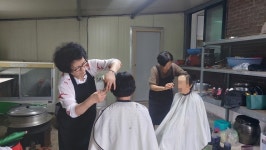 굿뜨래전문봉사단, 옥산면 중양리에서  찾아가는 이동봉사활동