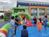 서천 송림초, 유·초 연계 물놀이 체험행사