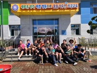 영동 초강초, 전교생이 함께한 황새말 물총놀이