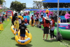 도심 속 오아시스 보은군 어린이 물놀이장, 막바지까지 인기몰이