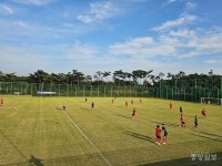보령 스포츠파크, 축구 메카로 우뚝... U17 월드컵 대표팀 등 전지훈련 잇따라