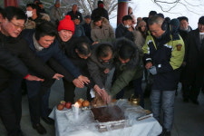 서천군 한산면, 건지산성 해돋이 행사로 새해 시작