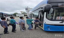 옥천군, 읍내 순환버스 시범 운행