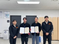 아산시시설관리공단 배방북수스포츠센터, 직원 2명 하트세이버 선정