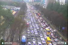 이런 정체는 처음… 원촌육교 보수공사에 대전 도심 교통대란