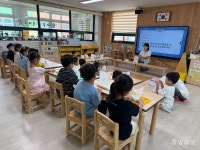 우리가 바로 지구 지킴이!…부여유치원, 환경교육 눈길