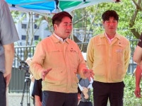 오세현 아산시장 옹벽 붕괴 용화체육공원 사업 현장 안전 점검