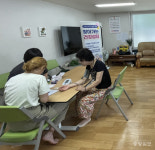 청주 탑대성동, 경로당 찾아 노인 혈압·혈당 점검