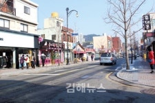 반려동물과 구제의류가 유혹하는 거리
