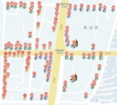 반려동물과 구제의류가 유혹하는 거리
