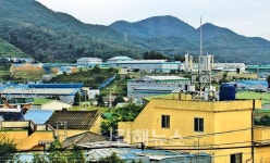 무허가 공장에 둘러싸인 용덕천… 인기척 없는 마을엔 기계 소리만