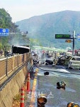 창원터널 화물차 화재 사고 원인은 차량 결함