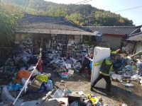 칠산서부동 가정집 한 곳서 쓰레기 15t 나와