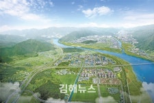 김해대동첨단산업단지 조성공사 속도