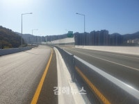 국도 58호선 웅동~장유 미개통 구간 29일 개통