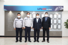 중진공 김학도 이사장, 김해 진영 소재 ㈜유니코글로벌 방문