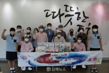 김해보훈요양원, 진례중학교와 호국보훈 행사