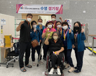 해동이국민체육센터, 경남도 장애인체육대회 수영종목 참가자 전원 메달 획득