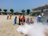 함안소방서, 산인초등학교 소소심 교육