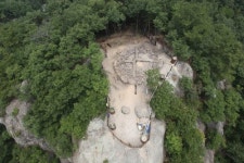 김해 봉화산 자암봉수대 복원