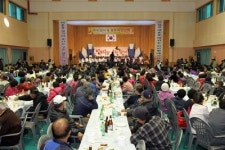 고성군 하이면 추수감사 경로 위안잔치