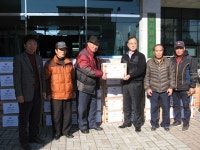 태봉병원, 창녕군 경로당 라면 전달