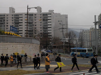 창원 해운중 학부모, 교통 봉사
