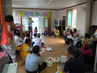 산청 시천면 봉사회, 경로당 행복나눔