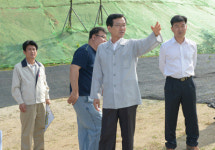 이홍기 거창군수, 가조 골프장 현장 방문