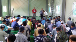 선진 기술 습득 고품질 사과 생산